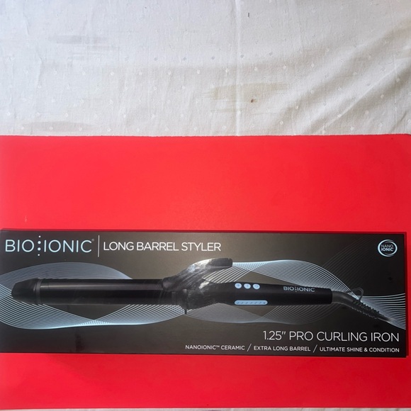 Bio Ionic 1.5” Long Barrel Curling Iron  open box - Picture 1 of 6